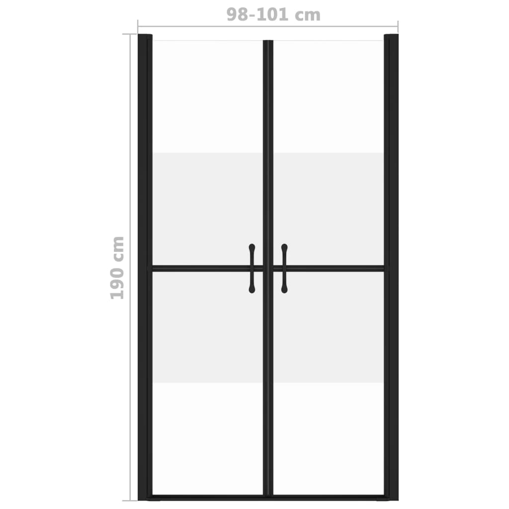 Duschtür Halb Matt ESG (98-101)x190 cm - Premium Duschkabinen & -türen - Just €267.57! Shop now at homesales4u