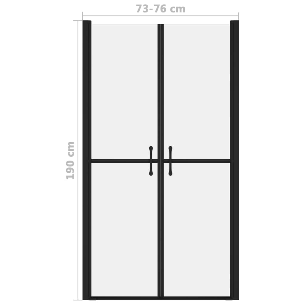 Duschtür Matt ESG (73-76)x190 cm - Premium Duschkabinen & -türen - Just €245.85! Shop now at homesales4u