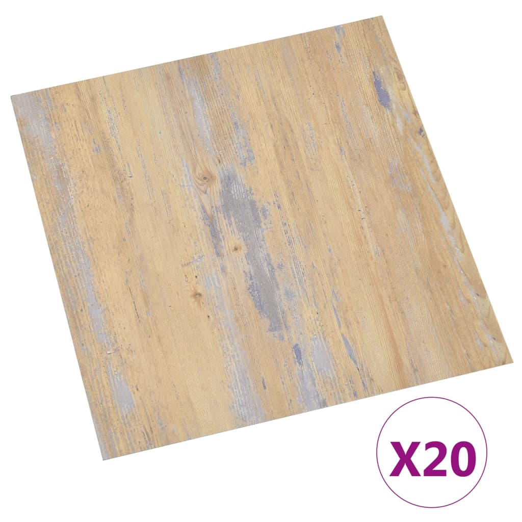 PVC-Fliesen Selbstklebend 20 Stk. 1,86 m² Braun - Premium Fußböden & Teppichböden - Just €47.55! Shop now at homesales4u