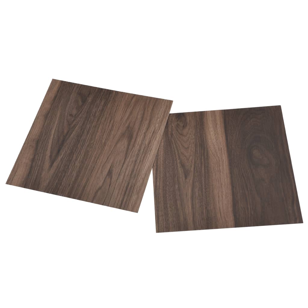 PVC-Fliesen Selbstklebend 20 Stk. 1,86 m² Dunkelbraun - Premium Fußböden & Teppichböden - Just €43.63! Shop now at homesales4u