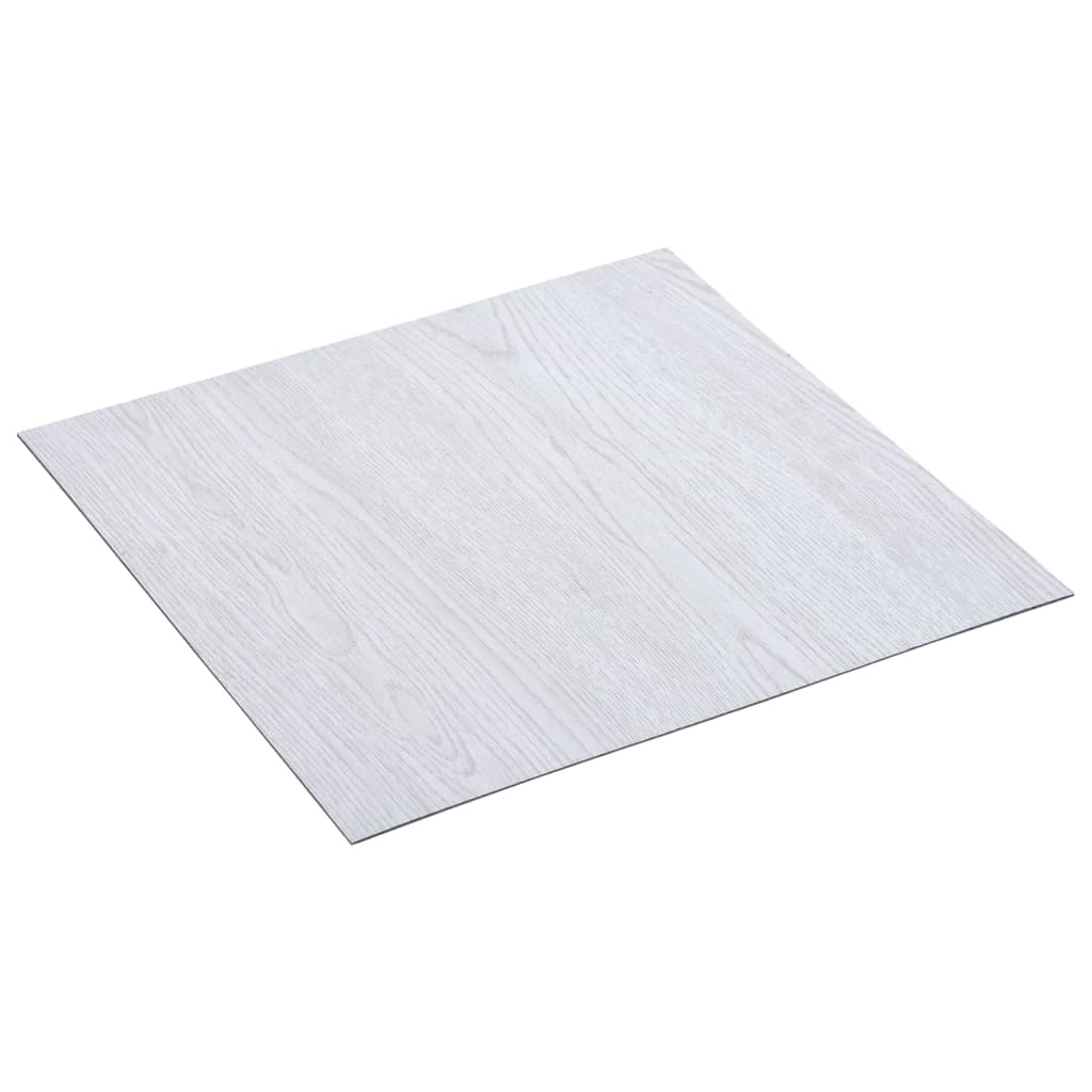 PVC-Fliesen Selbstklebend 20 Stk. 1,86 m² Weiß - Premium Fußböden & Teppichböden - Just €46.42! Shop now at homesales4u