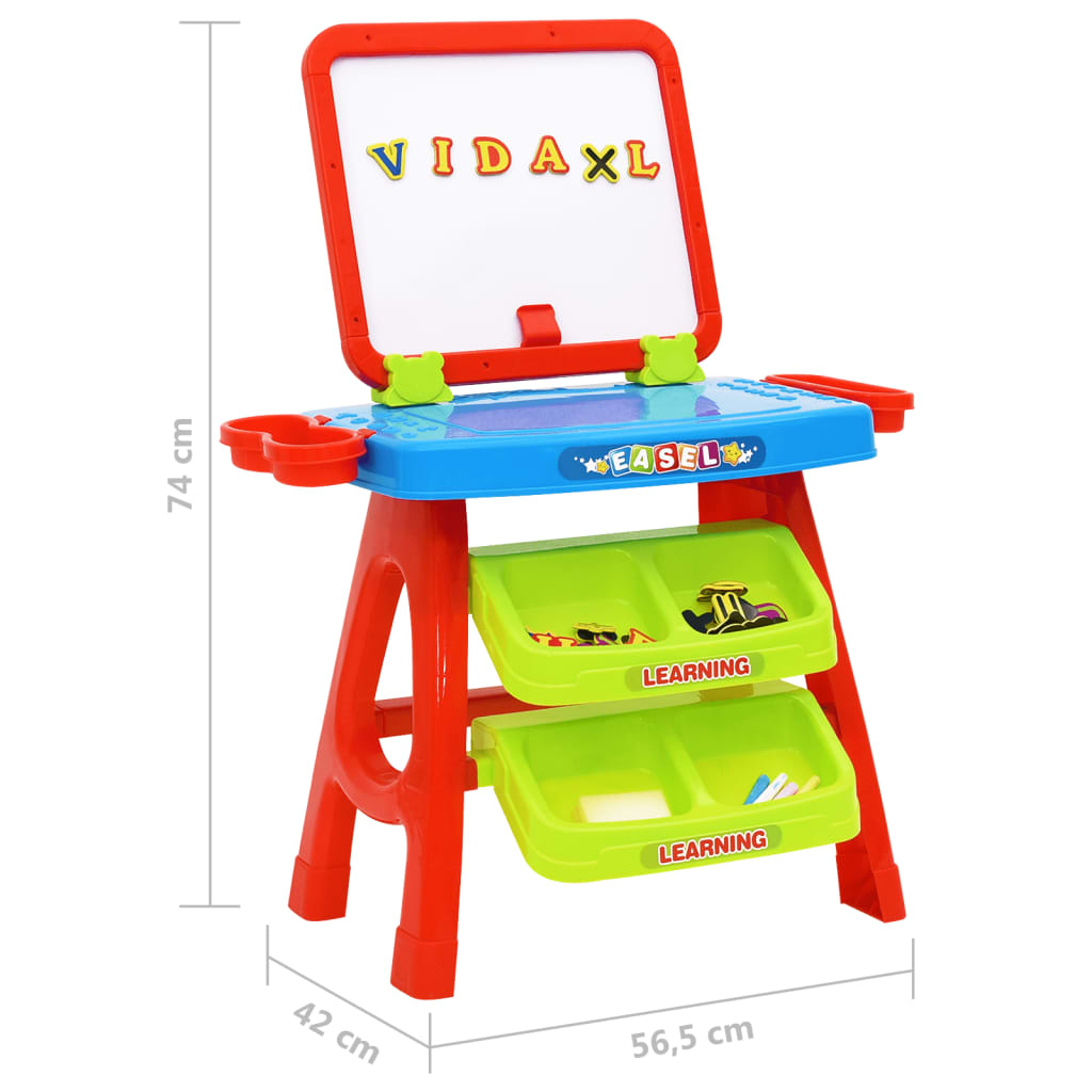 3-1 Staffelei für Kinder Lern-Set - Premium Puppen, Spielsets & Spielzeugfiguren - Just €46.86! Shop now at homesales4u