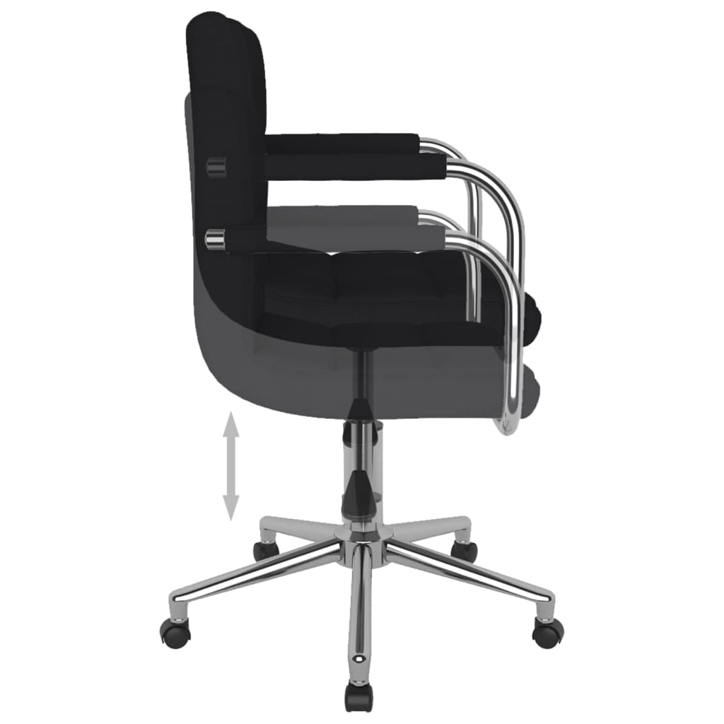 Bürostuhl Drehbar Schwarz Stoff - Premium Bürostühle - Just €118.96! Shop now at homesales4u