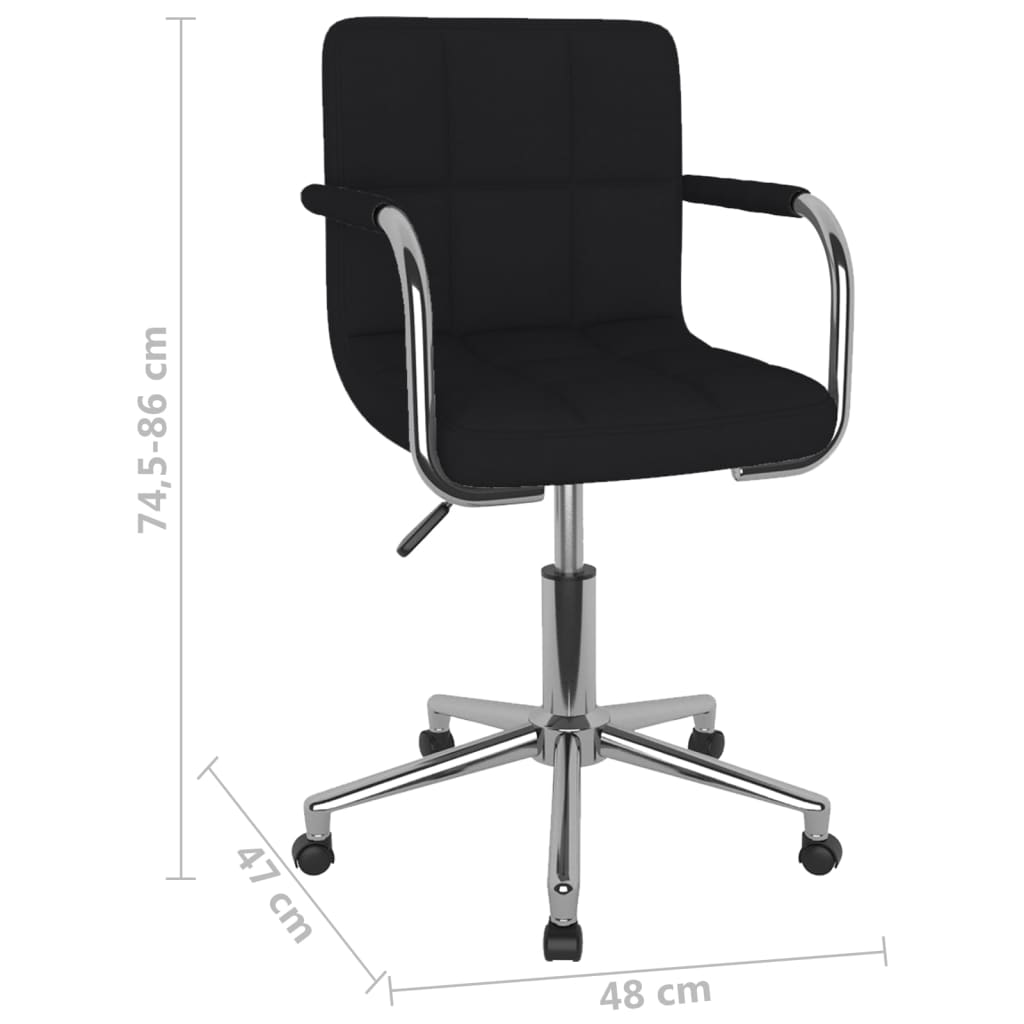 Bürostuhl Drehbar Schwarz Stoff - Premium Bürostühle - Just €118.96! Shop now at homesales4u