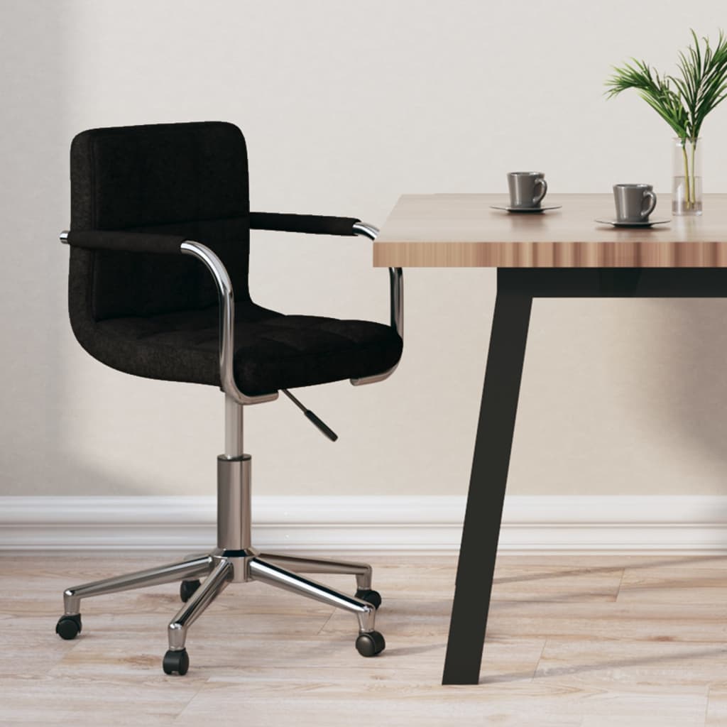 Bürostuhl Drehbar Schwarz Stoff - Premium Bürostühle - Just €118.96! Shop now at homesales4u