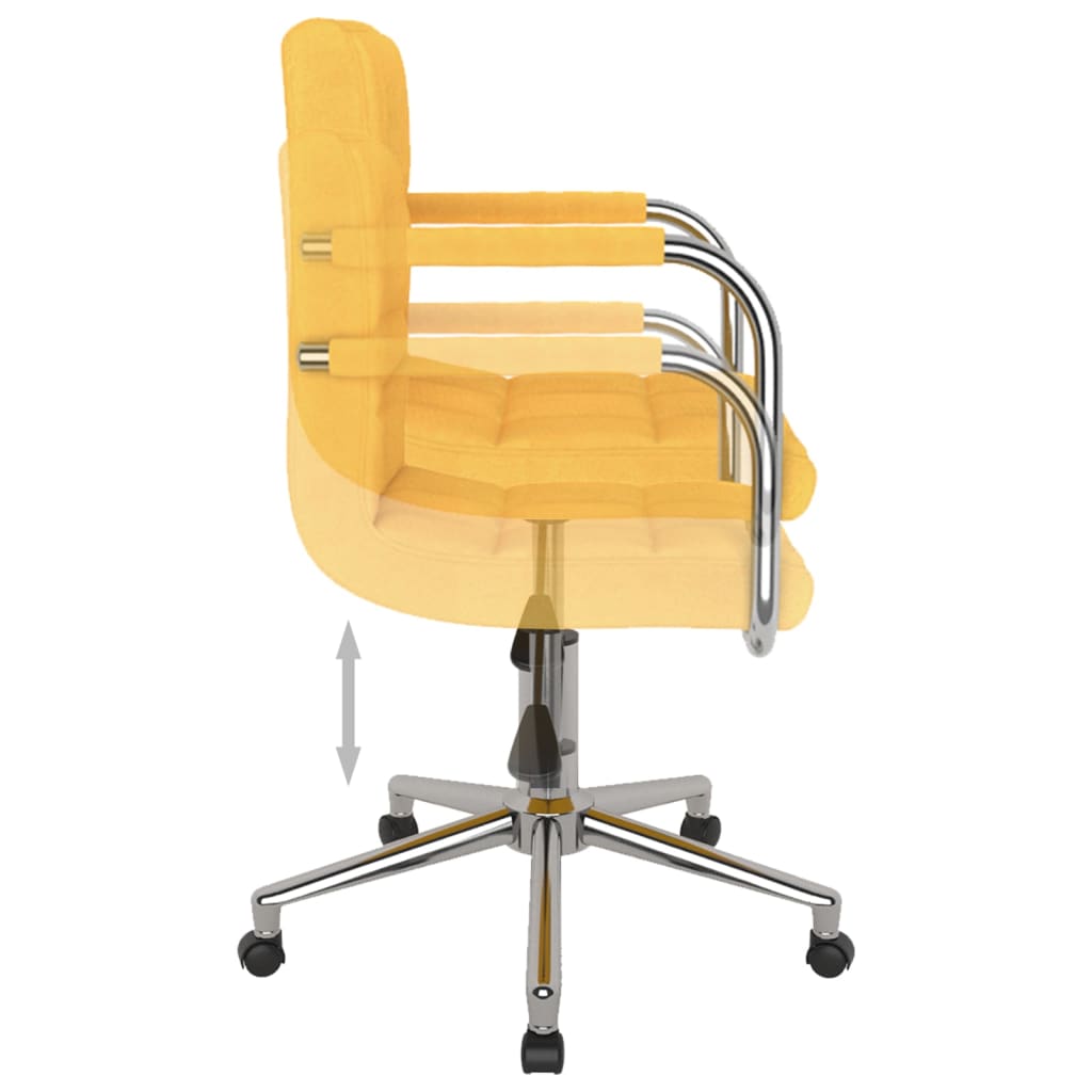 Bürostuhl Drehbar Senfgelb Stoff - Premium Bürostühle - Just €123.58! Shop now at homesales4u