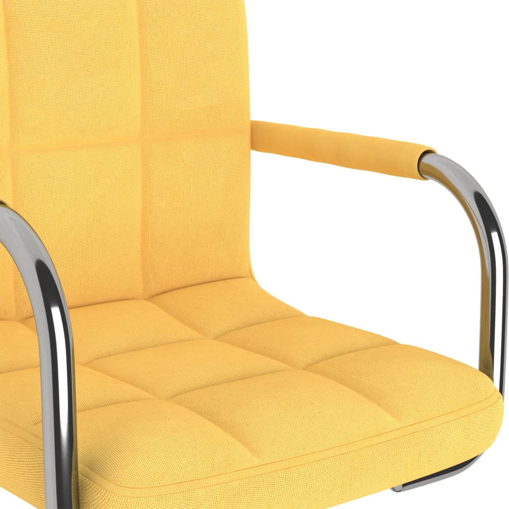 Bürostuhl Drehbar Senfgelb Stoff - Premium Bürostühle - Just €123.58! Shop now at homesales4u