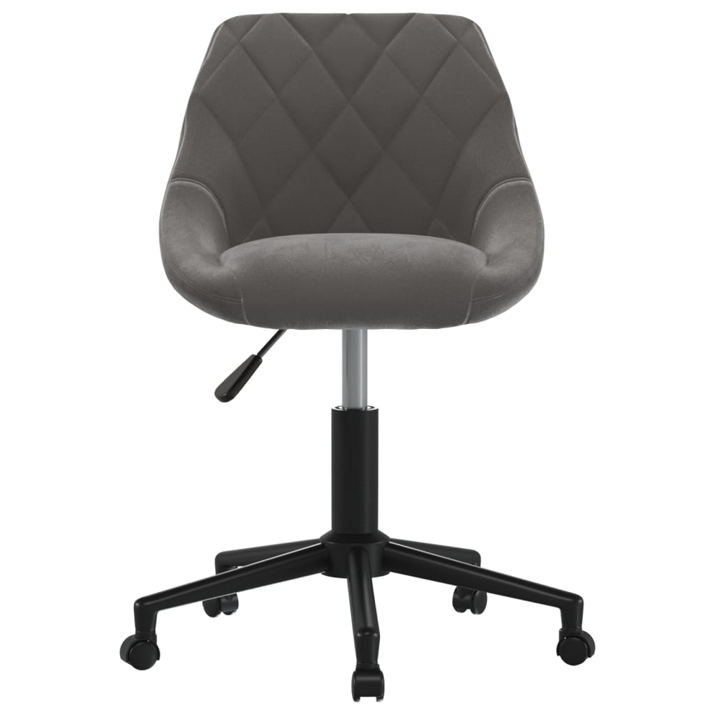 Bürostuhl Drehbar Dunkelgrau Samt - Premium Bürostühle - Just €106.07! Shop now at homesales4u