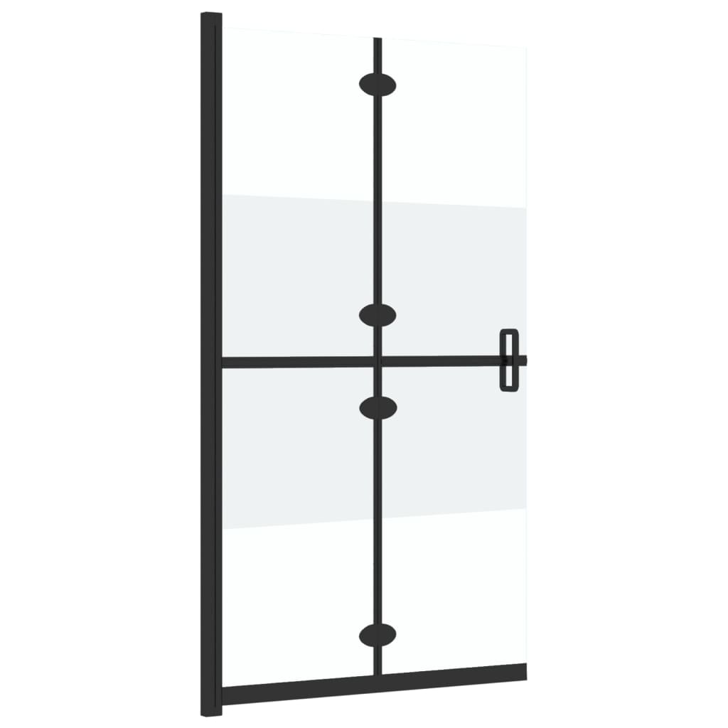 Faltbare begehbare Duschwand Halbmattiertes ESG-Glas 70x190 cm - Premium Duschwände - Just €261.17! Shop now at homesales4u