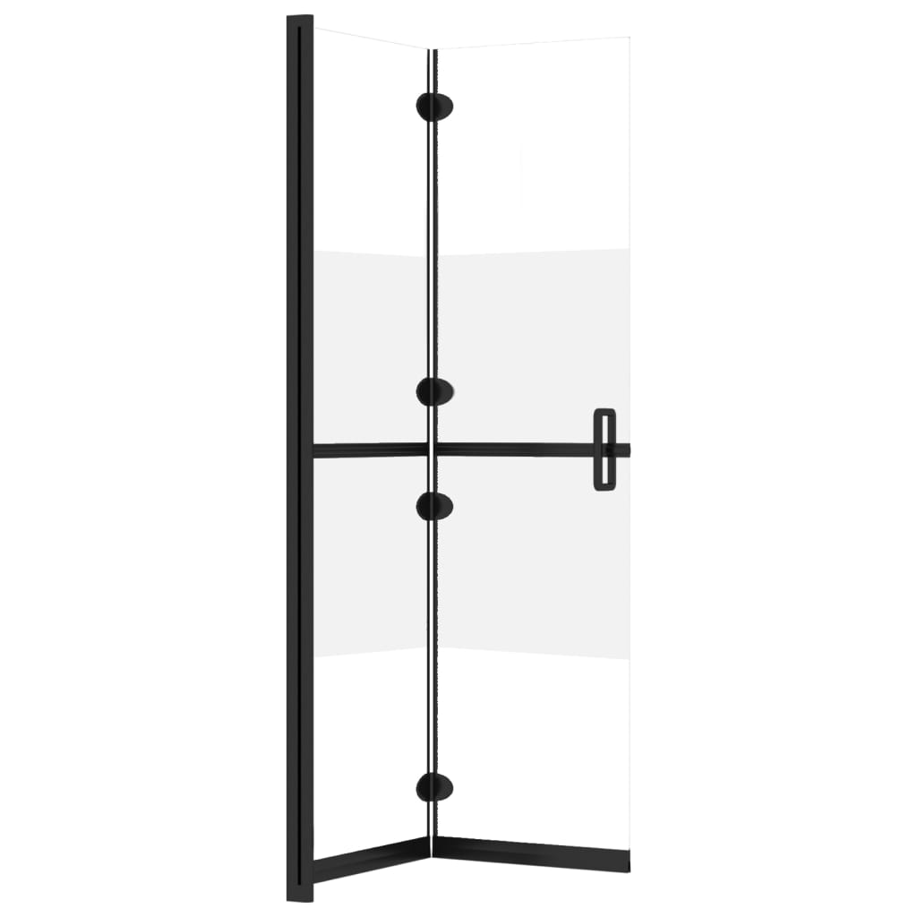Faltbare begehbare Duschwand Halbmattiertes ESG-Glas 70x190 cm - Premium Duschwände - Just €261.17! Shop now at homesales4u