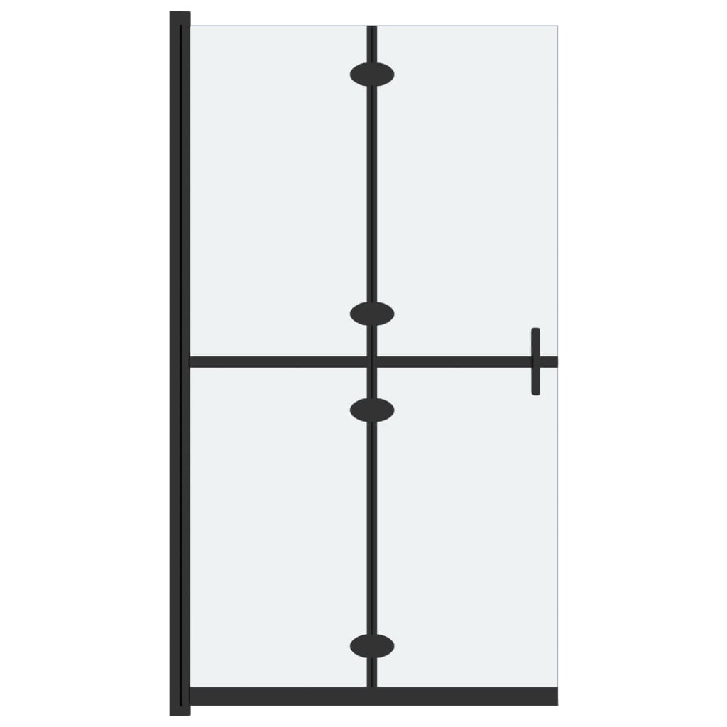 Faltbare begehbare Duschwand ESG-Glas mattiert 70x190 cm - Premium Duschwände - Just €264.92! Shop now at homesales4u