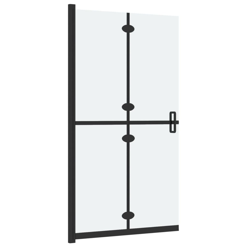 Faltbare begehbare Duschwand ESG-Glas mattiert 70x190 cm - Premium Duschwände - Just €264.92! Shop now at homesales4u