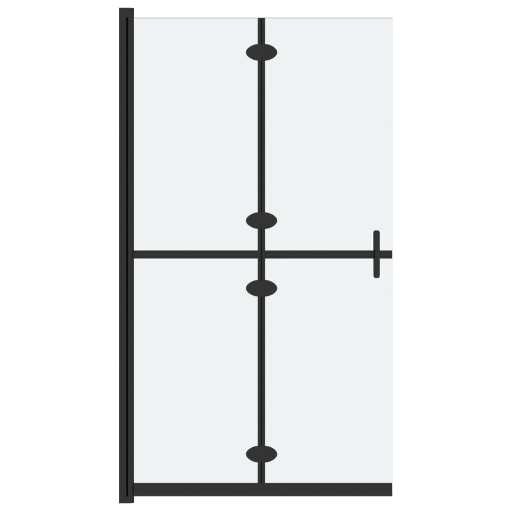 Faltbare begehbare Duschwand ESG-Glas mattiert 80x190 cm - Premium Duschwände - Just €251.01! Shop now at homesales4u