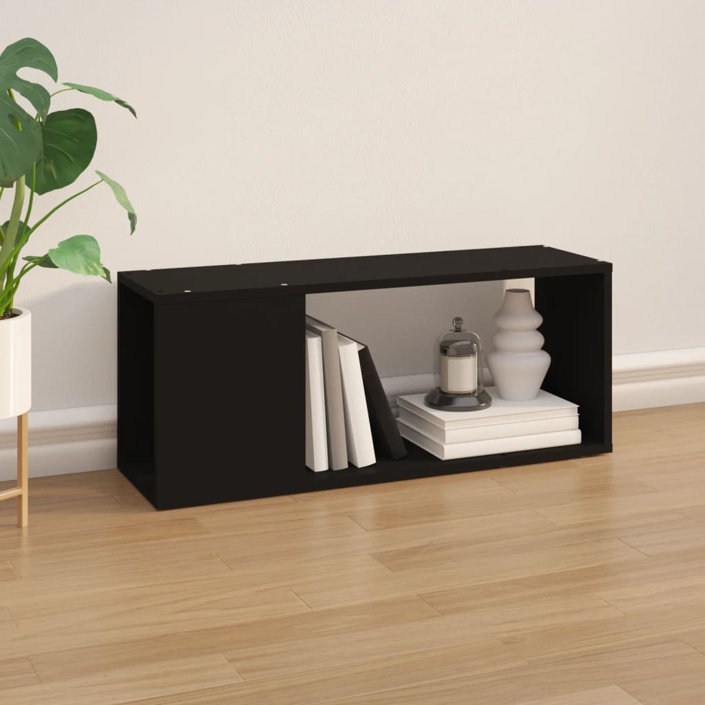 TV-Schrank Schwarz 80x24x32 cm Holzwerkstoff - Premium Bücherregale & Bücherschränke - Just €40.02! Shop now at homesales4u