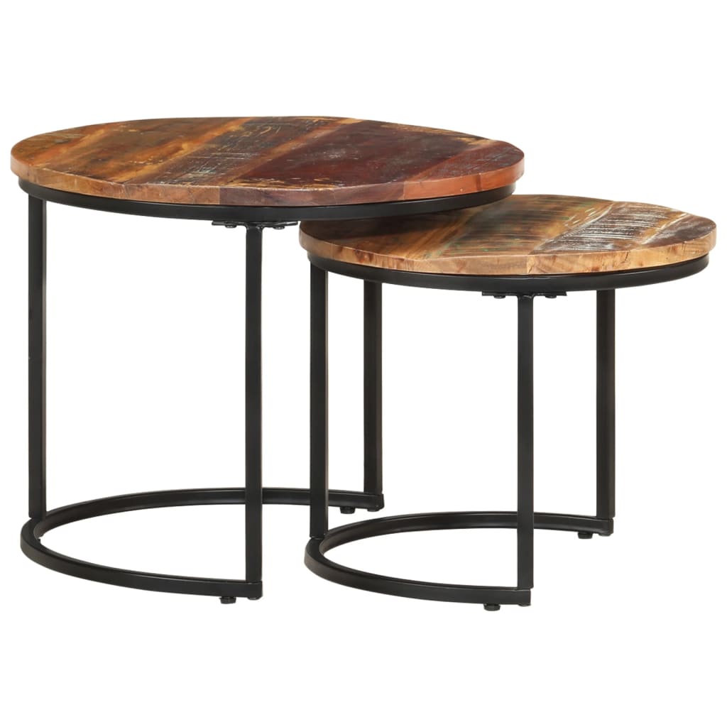 Satztische 2 Stk. Altholz Massiv - Premium Couchtische - Just €106.49! Shop now at homesales4u
