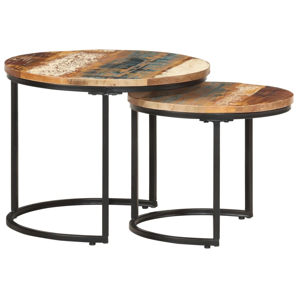 Satztische 2 Stk. Altholz Massiv - Premium Couchtische - Just €106.49! Shop now at homesales4u