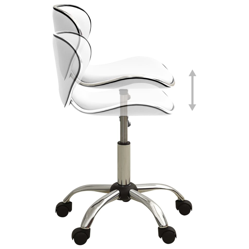 Bürostuhl Weiß Kunstleder - Premium Bürostühle - Just €95.20! Shop now at homesales4u