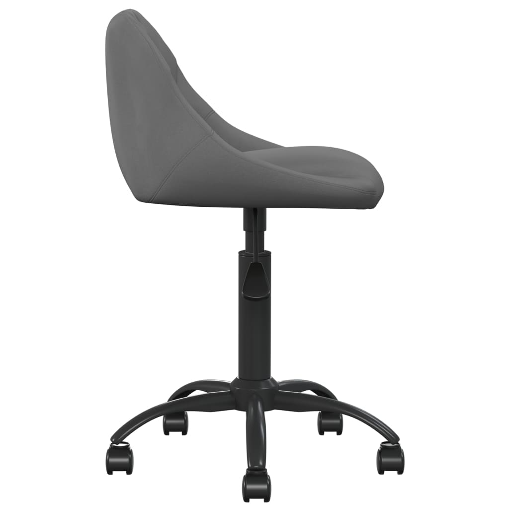 Bürostuhl Dunkelgrau Samt - Premium Bürostühle - Just €98.48! Shop now at homesales4u