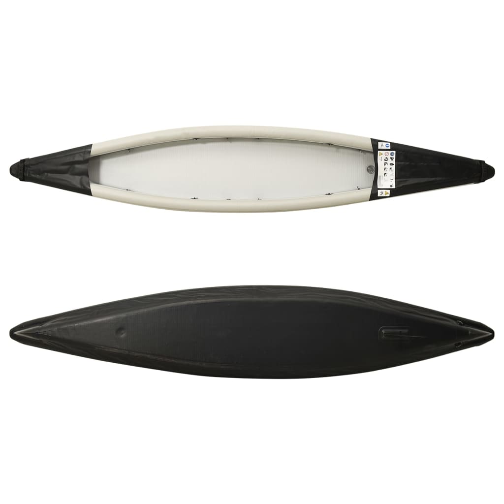 Kajak Aufblasbar Schwarz 375x72x31 cm Polyester - Premium Kajaks - Just €520.78! Shop now at homesales4u