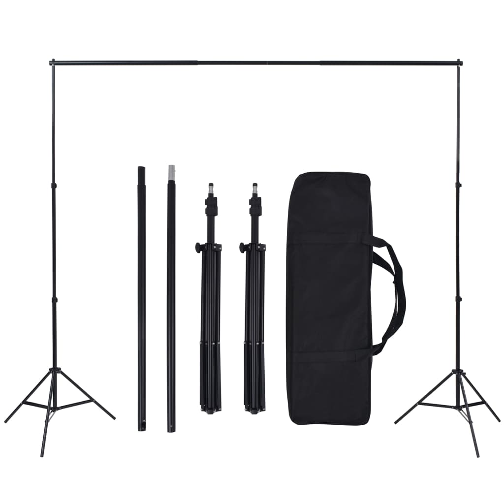Fotostudio-Set mit Beleuchtung und Hintergrund - Premium Studioscheinwerfer & -blitzgeräte - Just €167.52! Shop now at homesales4u