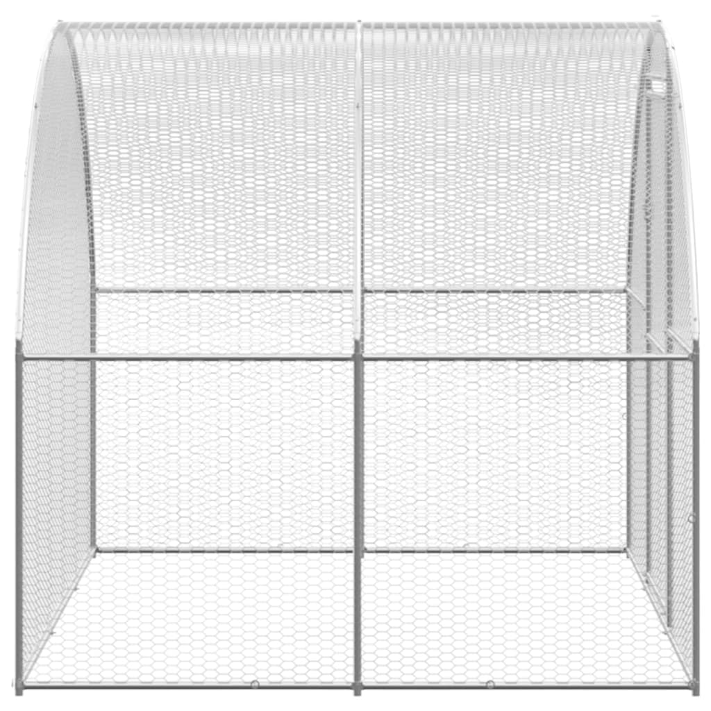 Outdoor-Hühnerstall 3x4x2 m Verzinkter Stahl - Premium Lebensräume & Gehege für Kleintiere - Just €354.37! Shop now at homesales4u