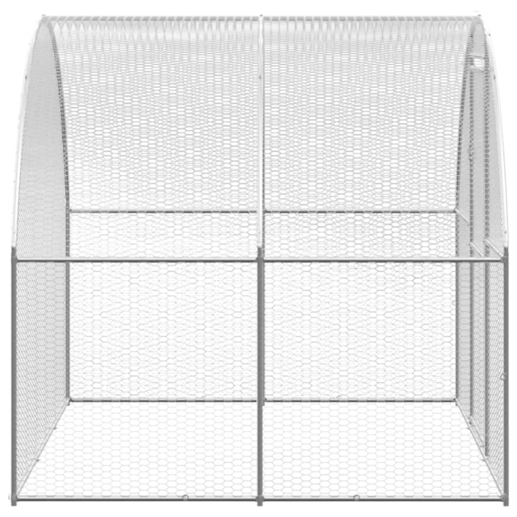 Outdoor-Hühnerstall 3x12x2 m Verzinkter Stahl - Premium Lebensräume & Gehege für Kleintiere - Just €907.08! Shop now at homesales4u