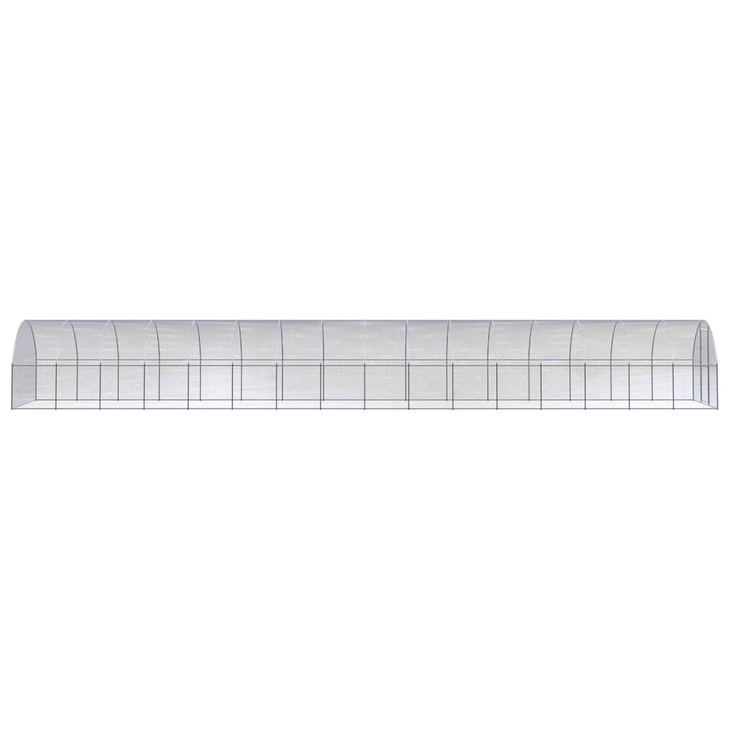 Outdoor-Hühnerstall 3x16x2 m Verzinkter Stahl - Premium Lebensräume & Gehege für Kleintiere - Just €1198.32! Shop now at homesales4u