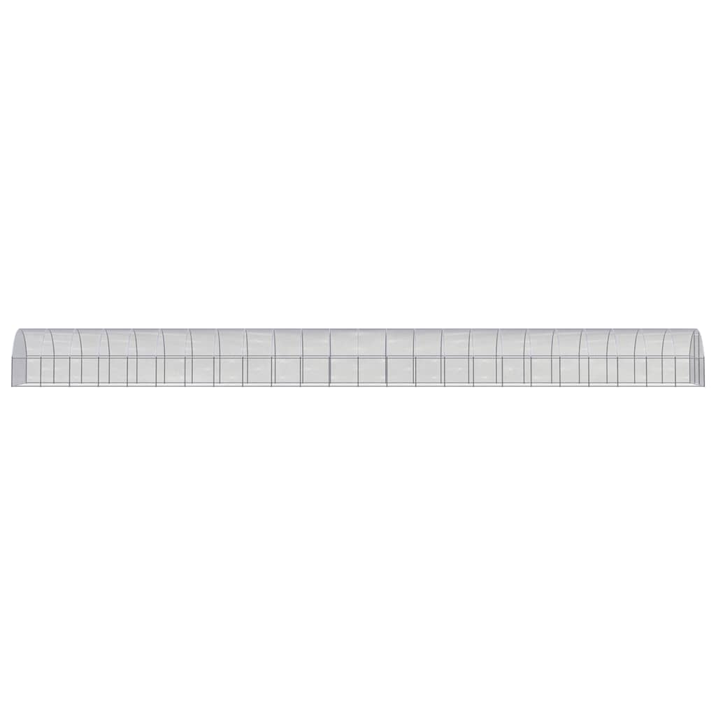 Outdoor-Hühnerstall 3x24x2 m Verzinkter Stahl - Premium Lebensräume & Gehege für Kleintiere - Just €1779.92! Shop now at homesales4u