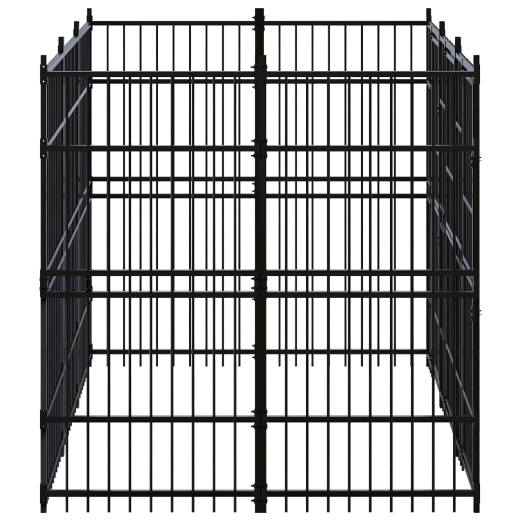 Outdoor-Hundezwinger Stahl 5,53 m² - Premium Hundezwinger & -ausläufe - Just €702.94! Shop now at homesales4u