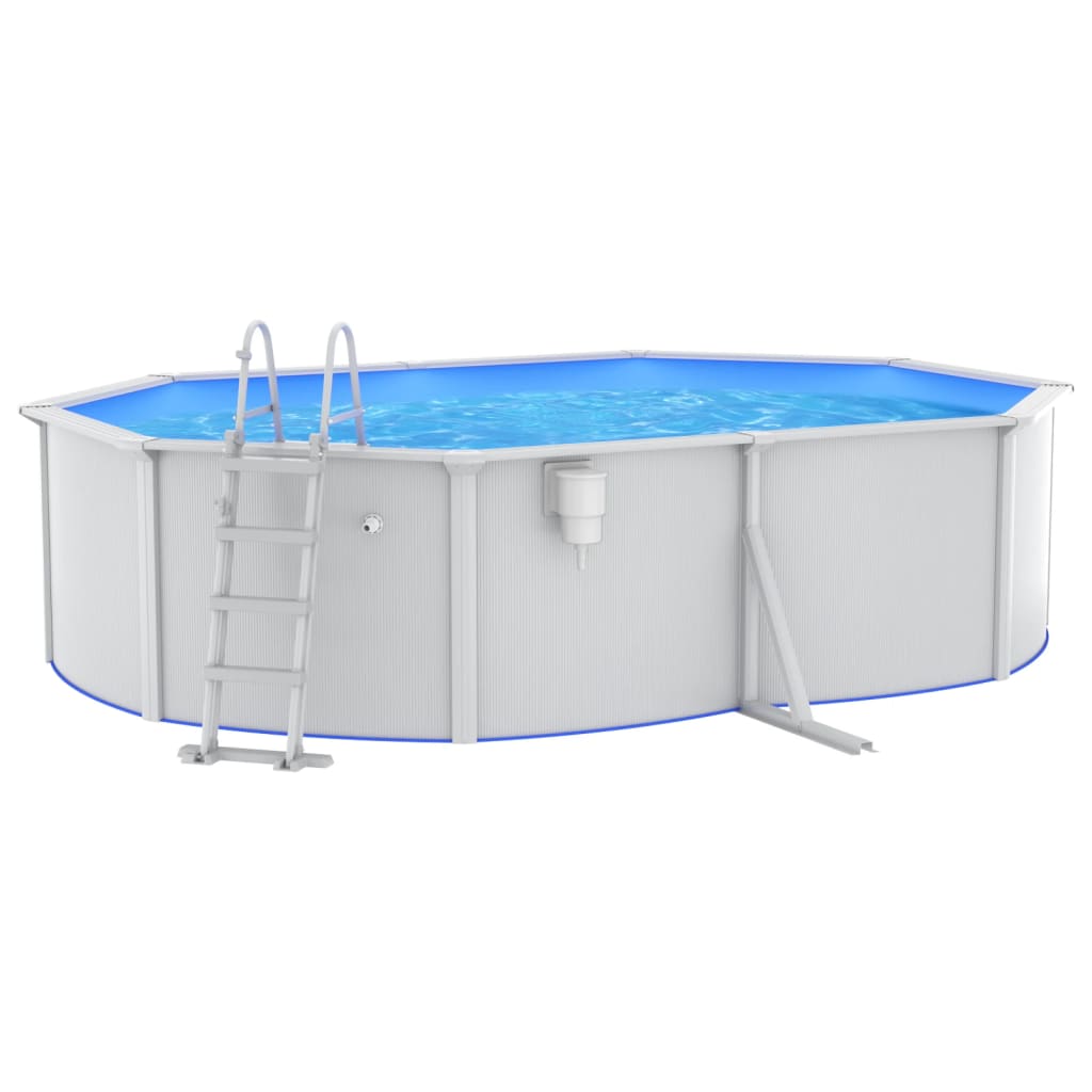 Pool mit Sicherheitsleiter 490x360x120 cm - Premium Pools - Just €1891.91! Shop now at homesales4u
