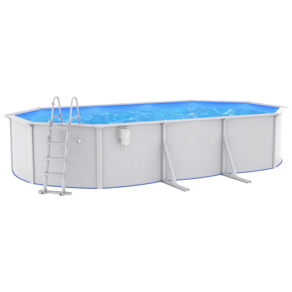 Pool mit Sicherheitsleiter 610x360x120 cm - Premium Pools - Just €2140.76! Shop now at homesales4u