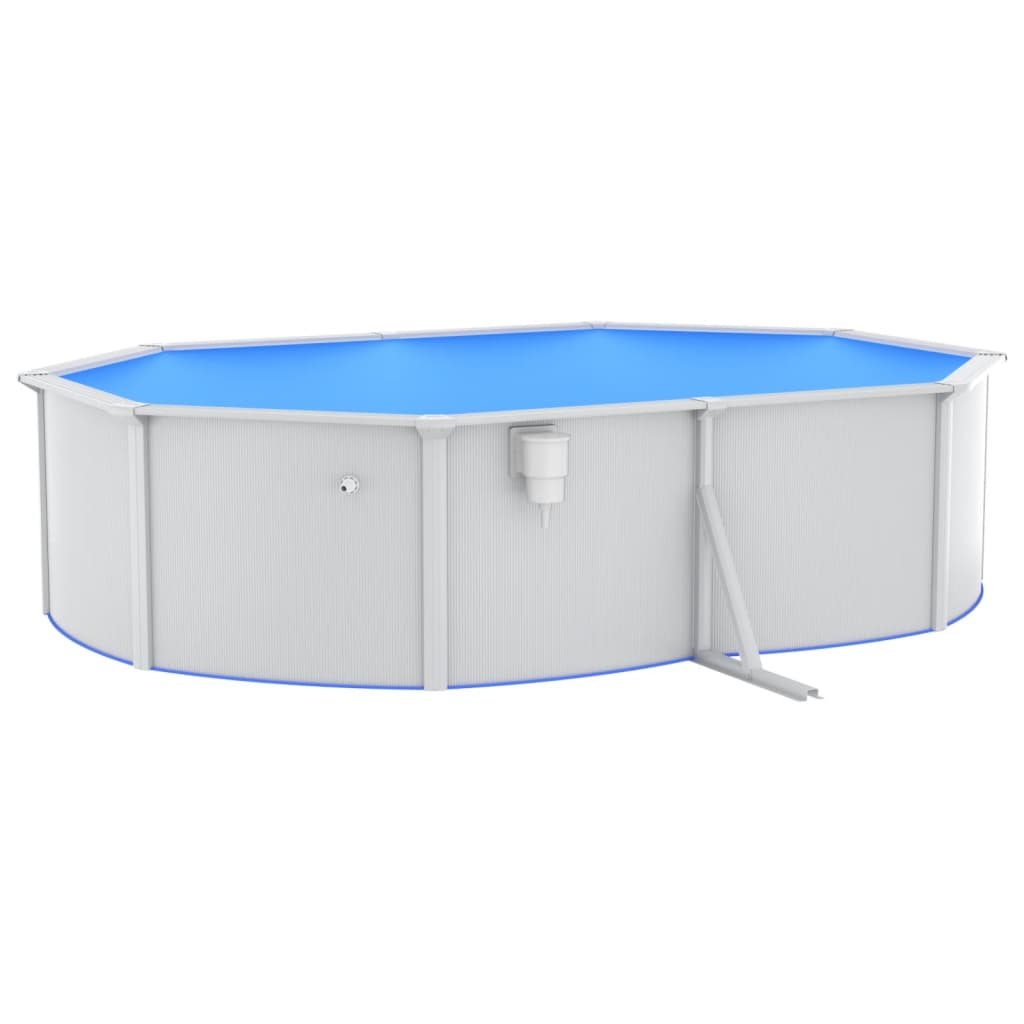 Pool mit Sandfilterpumpe und Leiter 490x360x120 cm - Premium Pools - Just €2148.13! Shop now at homesales4u