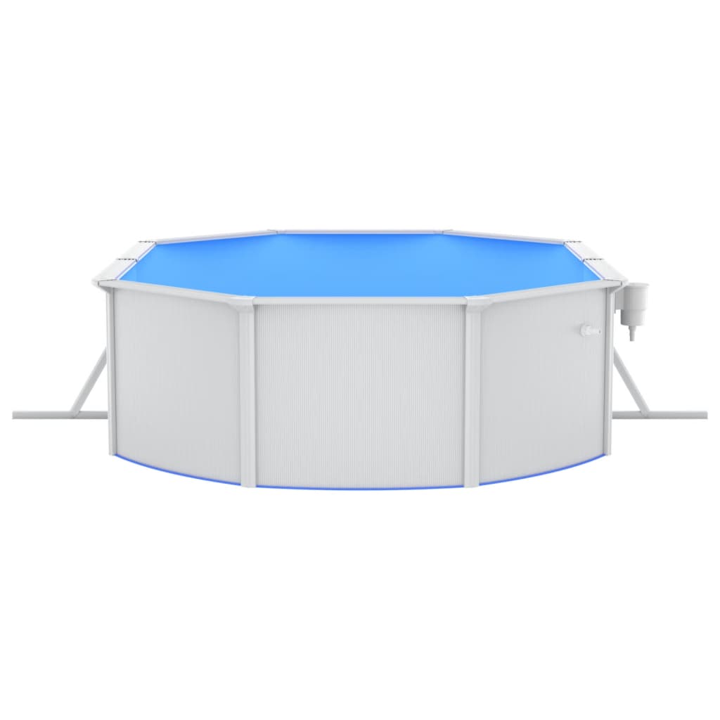 Pool mit Sandfilterpumpe und Leiter 490x360x120 cm - Premium Pools - Just €2148.13! Shop now at homesales4u
