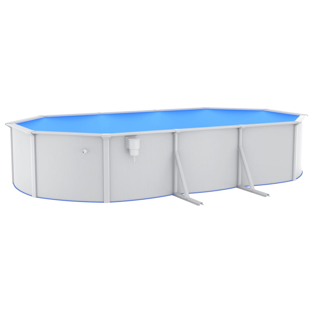 Pool mit Sandfilterpumpe und Leiter 610x360x120 cm - Premium Pools - Just €2351! Shop now at homesales4u