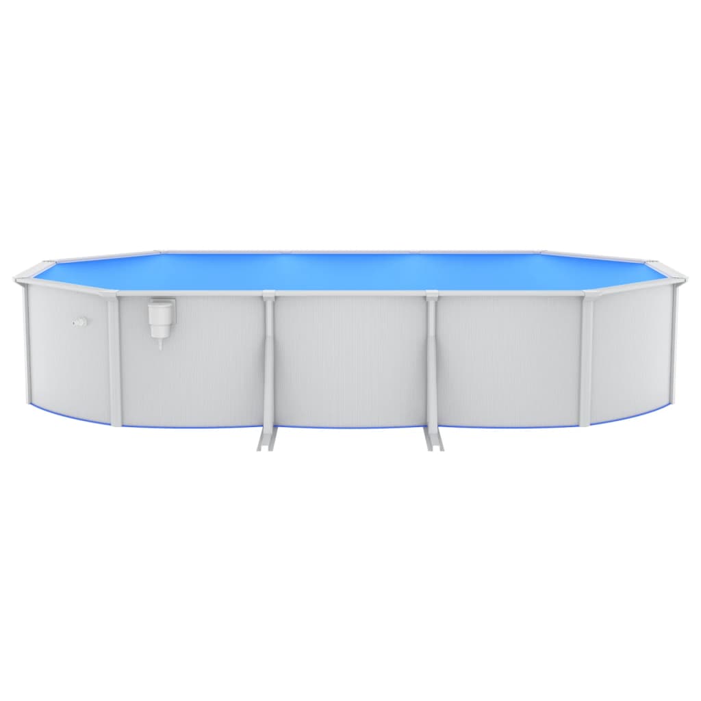 Pool mit Sandfilterpumpe und Leiter 610x360x120 cm - Premium Pools - Just €2351! Shop now at homesales4u