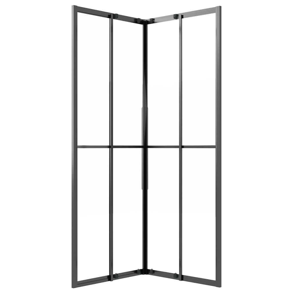 Duschkabine Matt ESG 70x70x180 cm Schwarz - Premium Duschkabinen & -türen - Just €333.02! Shop now at homesales4u
