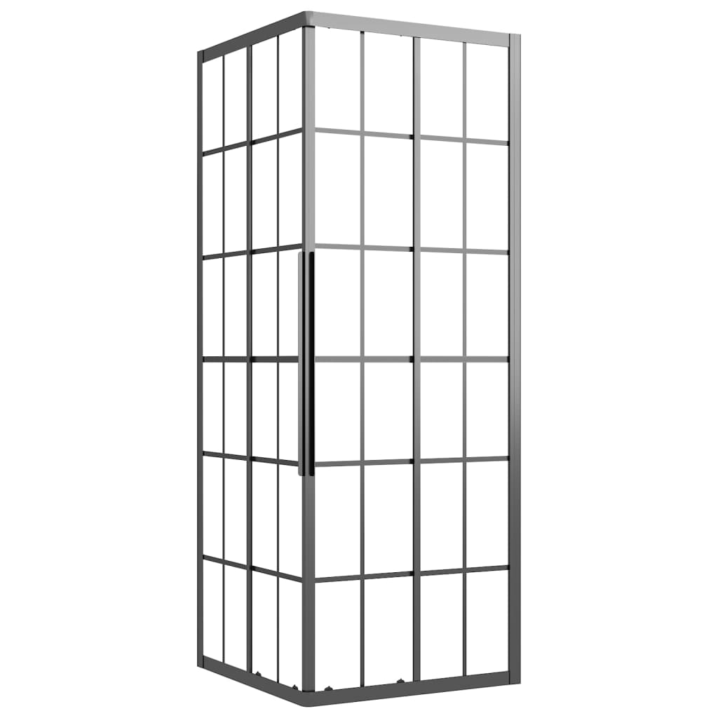 Duschkabine Matt ESG 80x80x180 cm Schwarz - Premium Duschkabinen & -türen - Just €389.23! Shop now at homesales4u