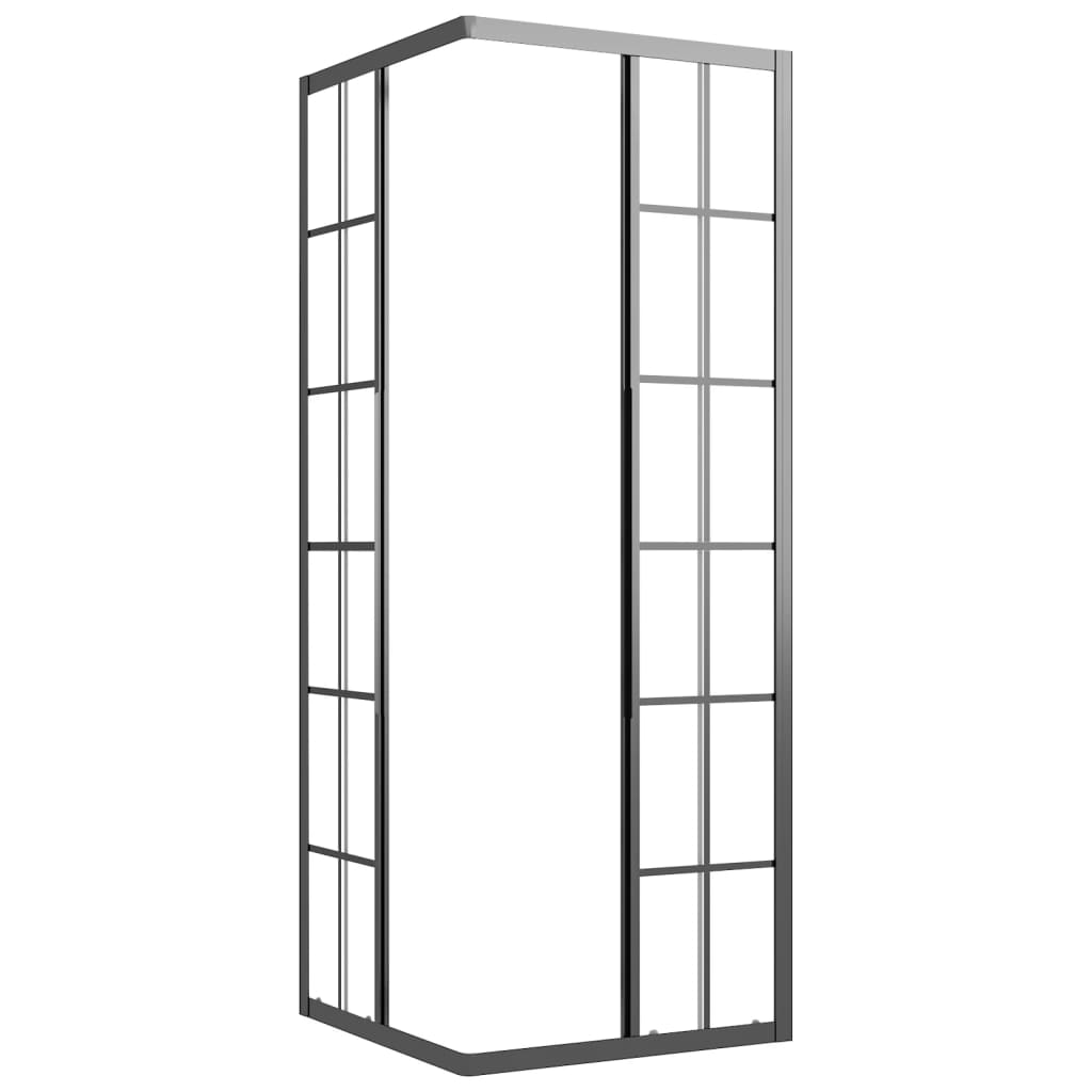Duschkabine Matt ESG 80x80x180 cm Schwarz - Premium Duschkabinen & -türen - Just €389.23! Shop now at homesales4u