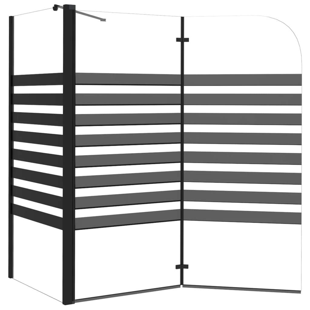 Duschabtrennung 120x68x130 cm Hartglas Gestreift - Premium Duschkabinen & -türen - Just €313.18! Shop now at homesales4u