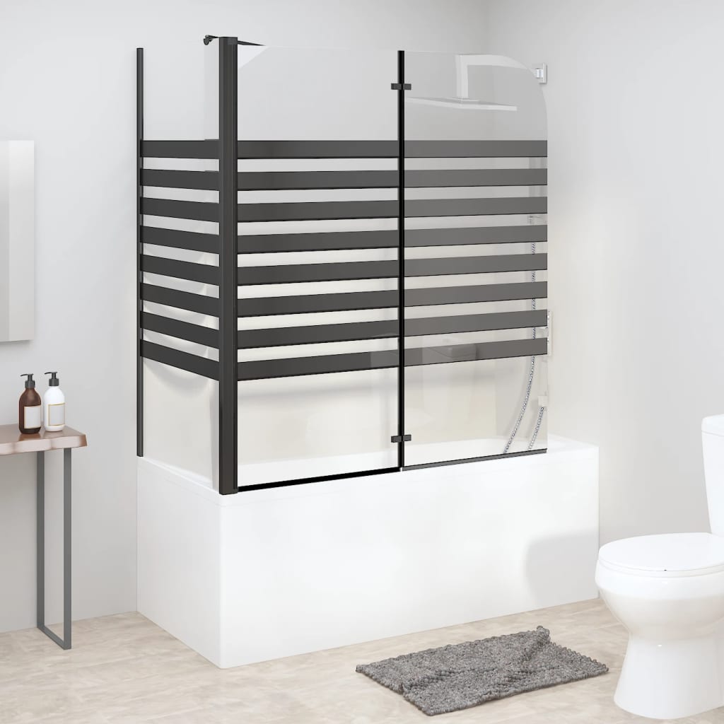Duschabtrennung 120x68x130 cm Hartglas Gestreift - Premium Duschkabinen & -türen - Just €313.18! Shop now at homesales4u