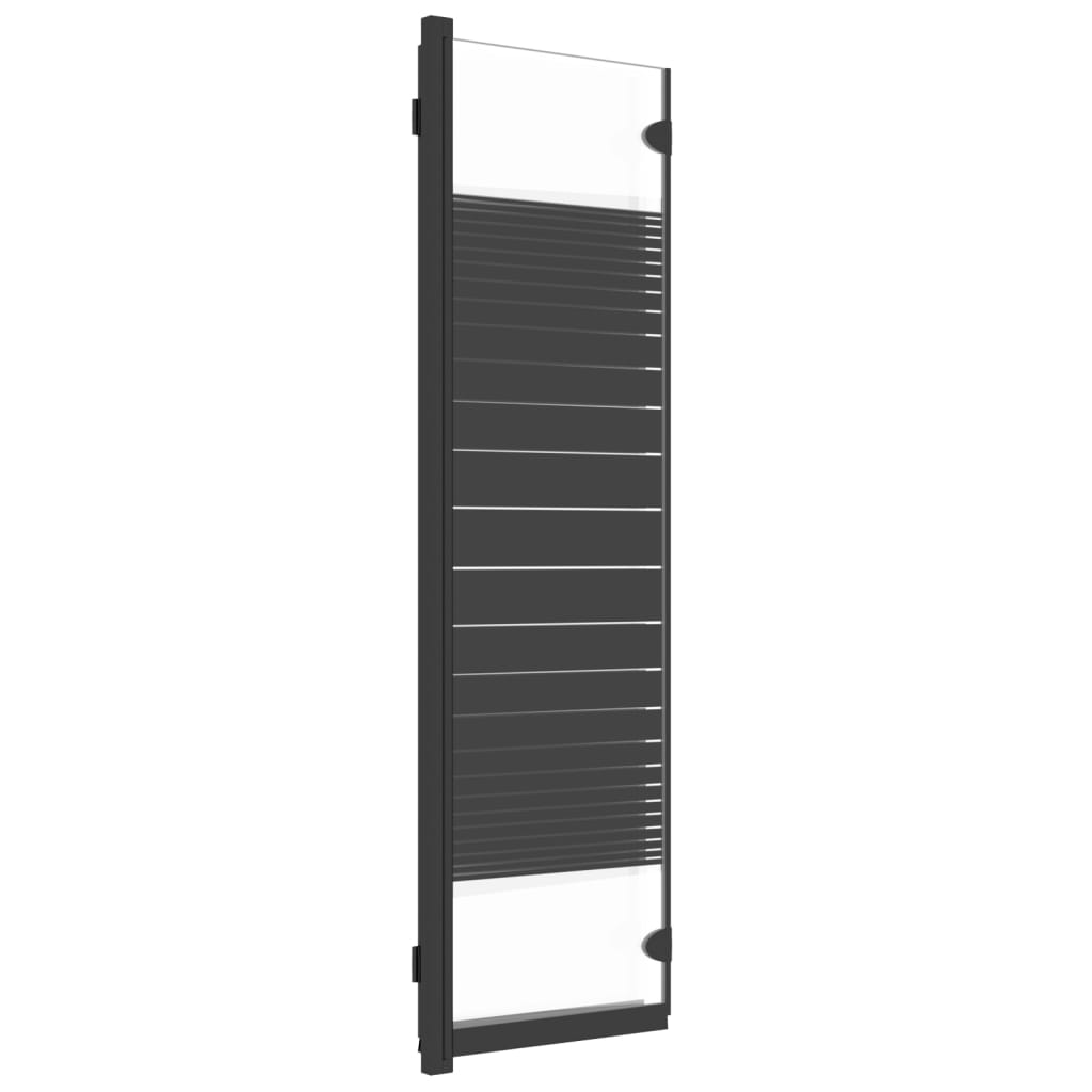 Badewannenfaltwand 3-teilig 130x130 cm ESG Schwarz - Premium Duschkabinen & -türen - Just €228.95! Shop now at homesales4u