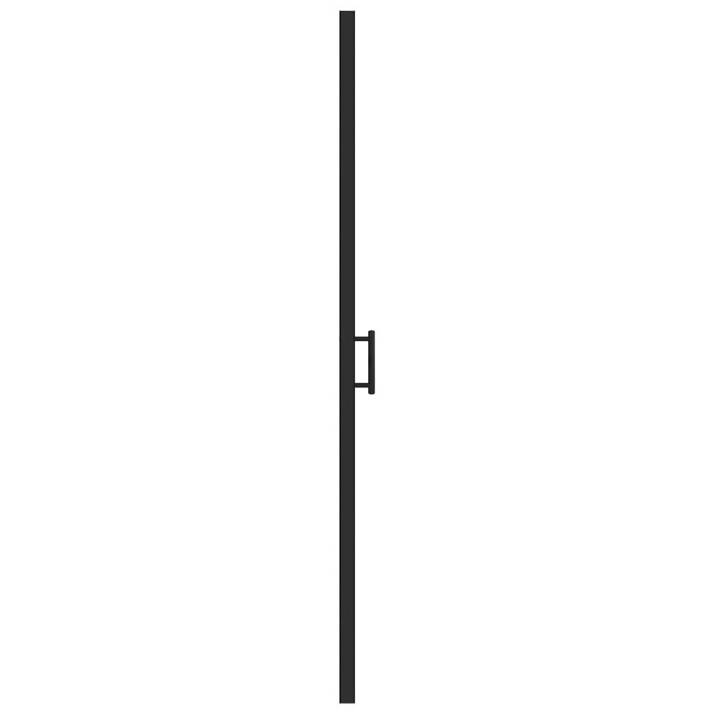 Duschtür 100x178 cm Halbmatt Hartglas Schwarz - Premium Duschkabinen & -türen - Just €283.45! Shop now at homesales4u
