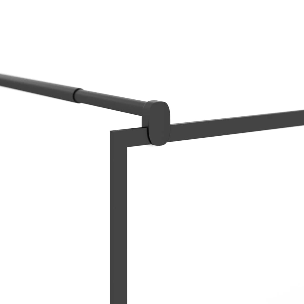 Duschwand für Walk-In Dusche 100x195 cm ESG Mattiert Schwarz - Premium Duschwände - Just €274.48! Shop now at homesales4u