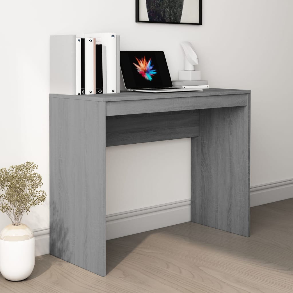 Schreibtisch Grau Sonoma 90x40x72 cm Holzwerkstoff - Premium Schreibtische - Just €53.59! Shop now at homesales4u
