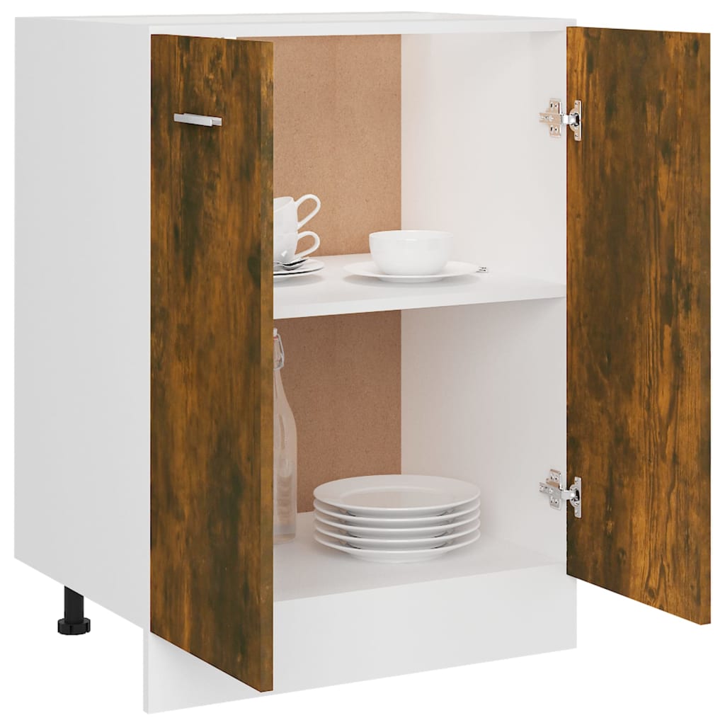 Unterschrank Lyon Räuchereiche 60x46x81,5 cm Holzwerkstoff - Premium Küchenschränke - Just €68.84! Shop now at homesales4u