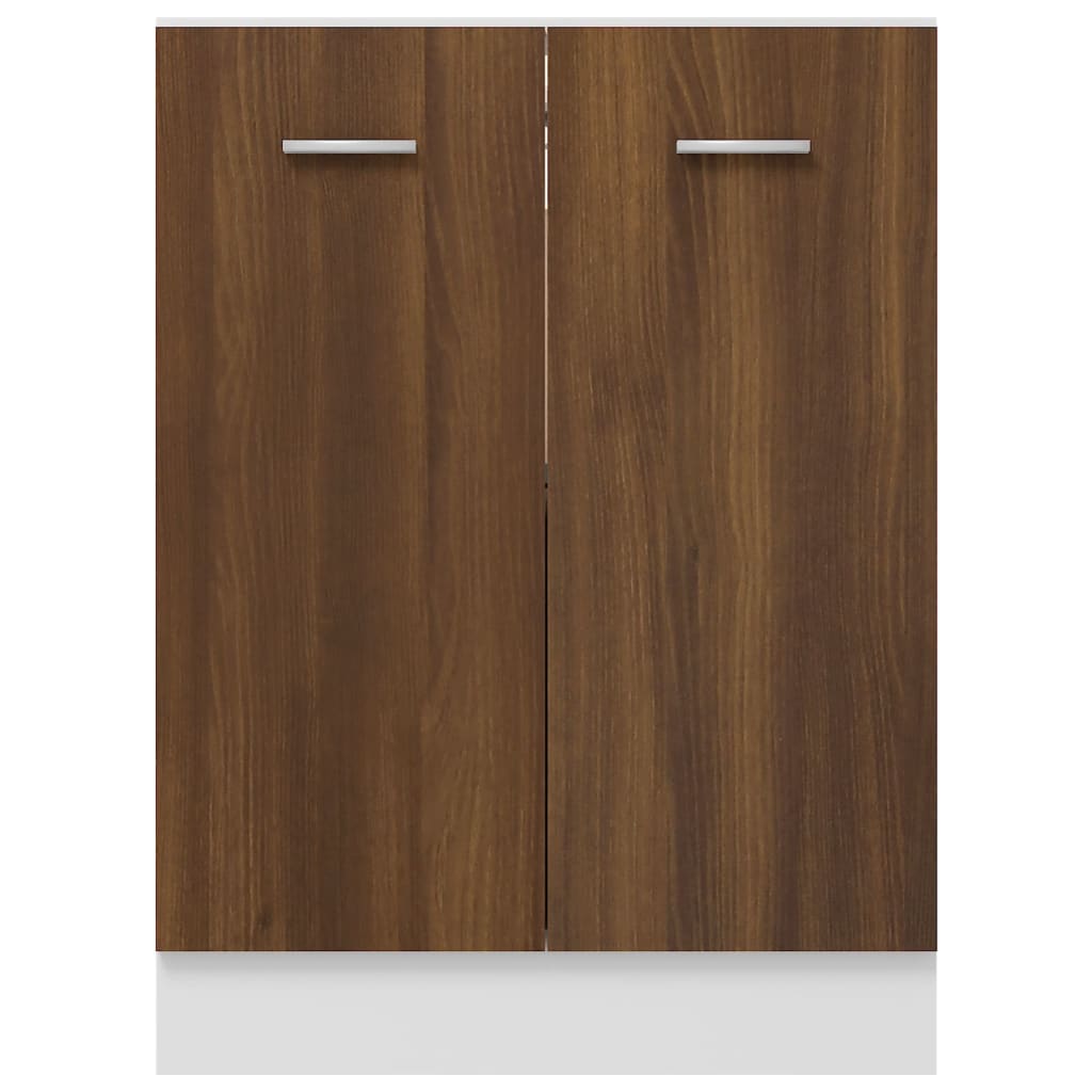 Unterschrank Lyon Braun Eichen-Optik 60x46x81,5 cm Holzwerkstoff - Premium Küchenschränke - Just €77.99! Shop now at homesales4u
