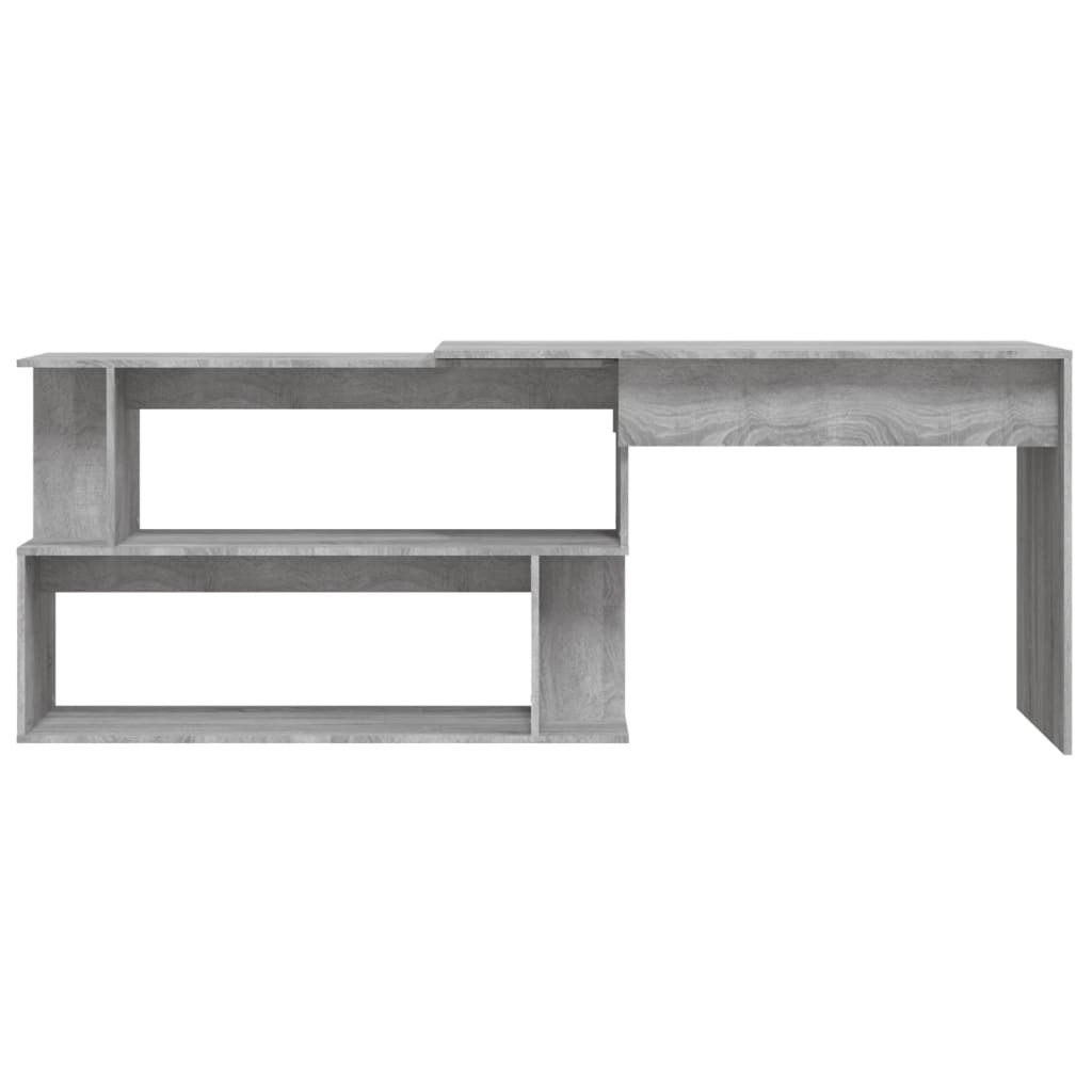 Eckschreibtisch Grau Sonoma 200x50x76 cm Holzwerkstoff - Premium Schreibtische - Just €124.07! Shop now at homesales4u