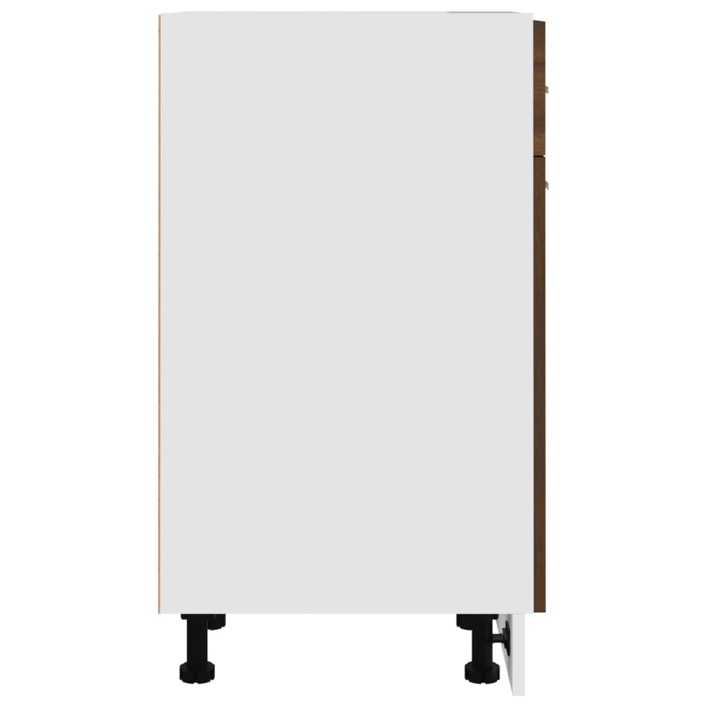 Unterschrank mit Schublade Lyon Braun Eichen-Optik 30x46x81,5 cm - Premium Küchenschränke - Just €70.38! Shop now at homesales4u