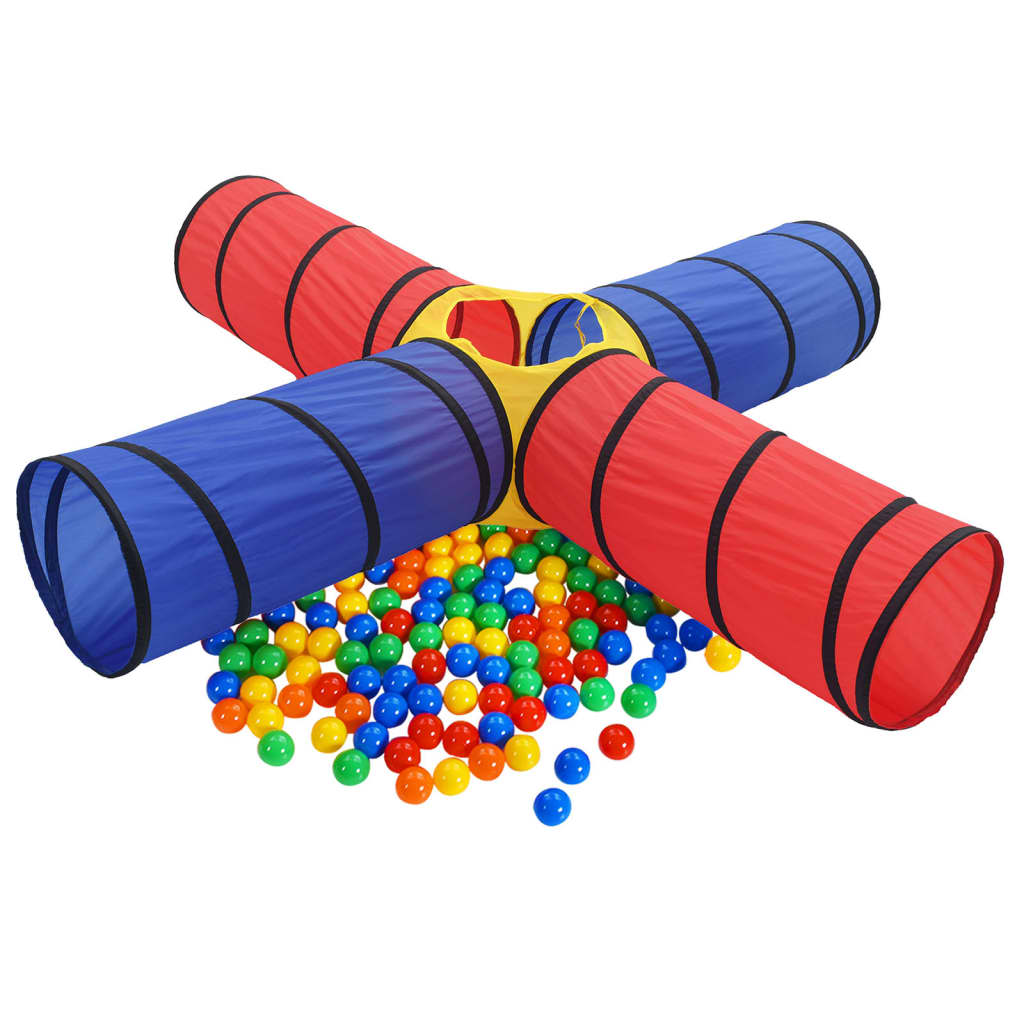 Spieltunnel mit 250 Bällen Mehrfarbig - Premium Spielzelte & -tunnel - Just €95.20! Shop now at homesales4u