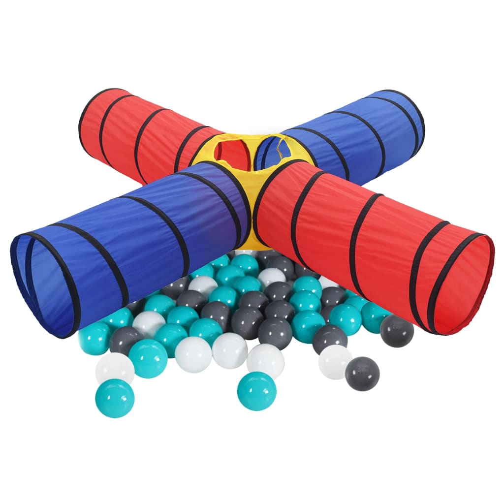Spieltunnel mit 250 Bällen Mehrfarbig - Premium Spielzelte & -tunnel - Just €93.22! Shop now at homesales4u